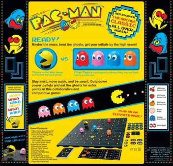 Games Pac-Man Board Game w/ Arcade Sounds