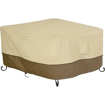 Veranda Water-Resistant 52" Square Fire Pit Table Cover