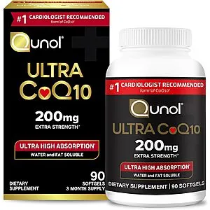 CoQ10 200mg Ultra High Absorption Softgels (90-Count)