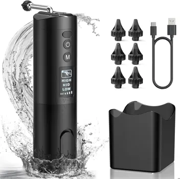 Auraoriy 200ml 3-Pressure 2000mAh Cordless Water Ear Cleaner