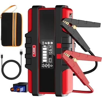 SafeMate PJS06 2500A 12V Car Battery Jump Starter (Up to 8L Gas)
