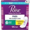 3-Drop Light Absorbency Incontinence & Postpartum Pads (96-Count)