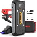 Hompow 3000A Peak Car Jump Starter (Up to 10L Gas, 8L Diesel)