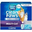 [S&S]: 37-lbs Advanced Clean Paws Multi-Cat Clumping Cat Litter