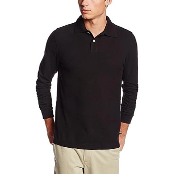 Uniforms Modern Fit Long Sleeve Polo T-Shirt