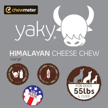 3-lbs Chewmeter Himalayan Yaky Cheese Chews (Large Dogs)