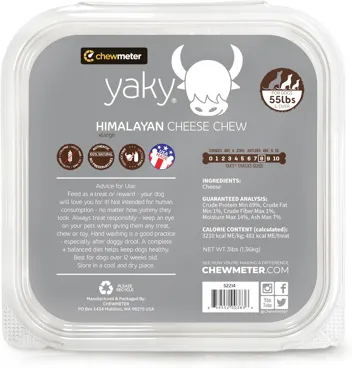 3-lbs Chewmeter Himalayan Yaky Cheese Chews (Large Dogs)