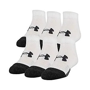 [S&S]: 6-Count Youth Performance Tech Low Cut Socks