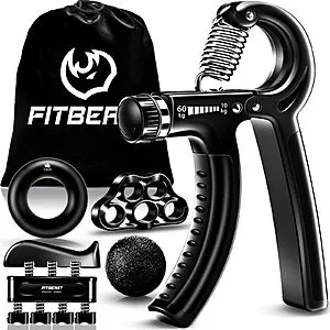 Grip Strengthener Forearm Strengthener Hand Grips Strengthener Kit - Adjustable Resistance w