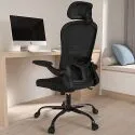 Silybon High Back Mesh-Back Lumbar Support Office Chair with Headrest