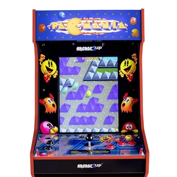 Arcade1Up Pacmania Legacy Edition Arcade Machine w/ Riser & Light-up Marquee