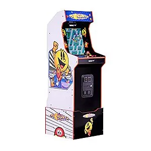 Arcade1Up Pacmania Legacy Edition Arcade Machine w/ Riser & Light-up Marquee