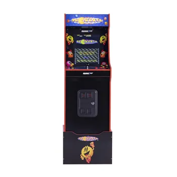 Arcade1Up Pacmania Legacy Edition Arcade Machine w/ Riser & Light-up Marquee