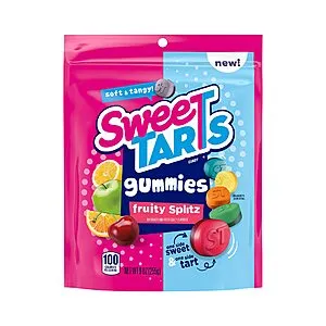 9-Oz Sweetarts Fruity Splitz Gummy Candy