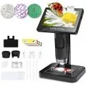 Caupureye Digital Microscope w/ Screen & 3 Lights