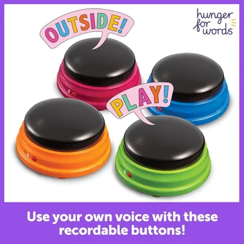 Hunger for Words Talking Buttons Starter Set, Dog Training Games