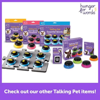 Hunger for Words Talking Buttons Starter Set, Dog Training Games