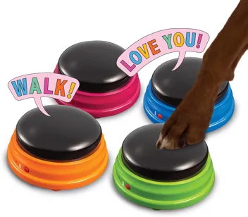 Hunger for Words Talking Buttons Starter Set, Dog Training Games