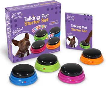 Hunger for Words Talking Buttons Starter Set, Dog Training Games