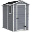 Manor 4' x 6' Resin Outdoor Storage Shed Kit