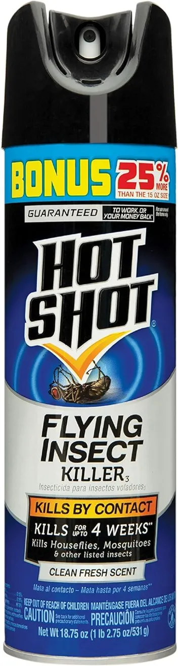 Hot Shot 18.75oz Clean Fresh Scent Flying Insect Killer