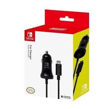 HORI Switch High Speed Car Charger w/ 6ft Cable and USB-C Connector