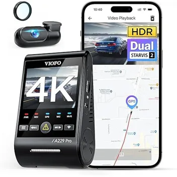 Viofo A229 Pro Dual Sony Starvis Sensor WiFI GPS 4K Front & 2K Rear Car Dash Camera