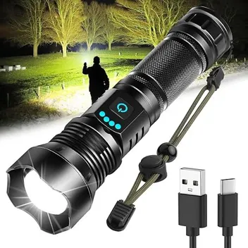 100,000LM Super Bright LED Flashlight