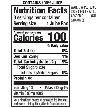 [S&S]: 6.75oz. Mott's 100% Apple Juice Boxes