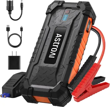 AstroAI S8 1500A 12V Car Jump Starter w/ 10W USB Wall Charger (Up to 6.0L Gas, 3.0L Diesel)