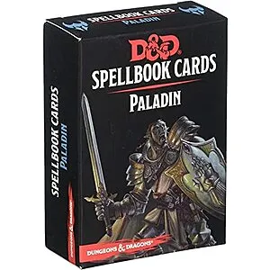 Dungeons & Dragons Spellbook Cards: Paladin (D&D Accessory)