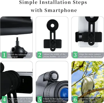 Gagaal 40x60 Monocular-Telescope Kit