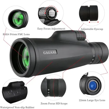 Gagaal 40x60 Monocular-Telescope Kit