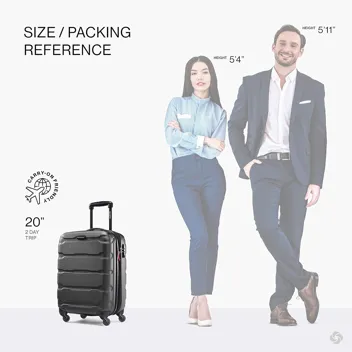 Omni PC Hardside Expandable Luggage with Spinner Wheels