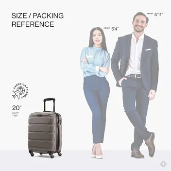 Omni PC Hardside Expandable Luggage with Spinner Wheels