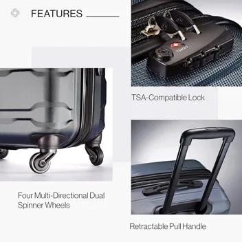 Omni PC Hardside Expandable Luggage with Spinner Wheels