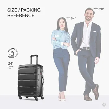 Omni PC Hardside Expandable Luggage with Spinner Wheels