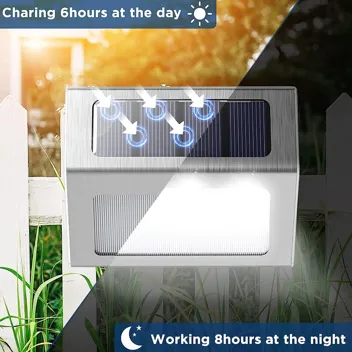 Otdair LED Solar Deck Lights