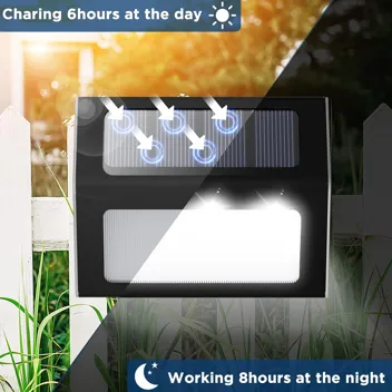 Otdair LED Solar Deck Lights