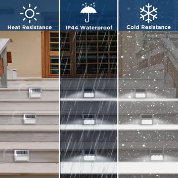 Otdair LED Solar Deck Lights