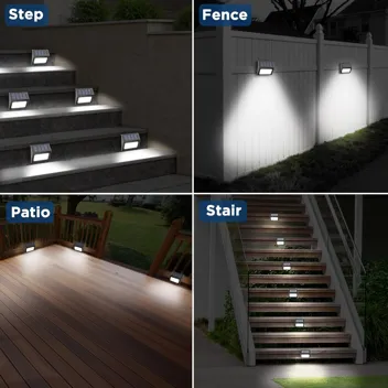 Otdair LED Solar Deck Lights