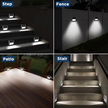 Otdair LED Solar Deck Lights