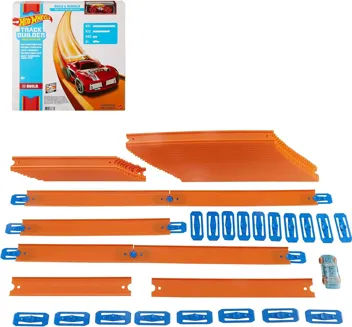 Hot Wheels Car and Mega Track Pack with 40ft of Track