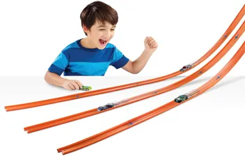 Hot Wheels Car and Mega Track Pack with 40ft of Track