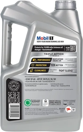 1 Truck & SUV Full Synthetic Motor Oil 0W-20, 5 Quart