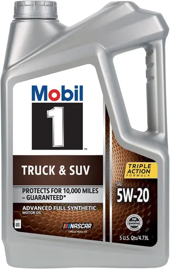 1 Truck & SUV Full Synthetic Motor Oil 0W-20, 5 Quart