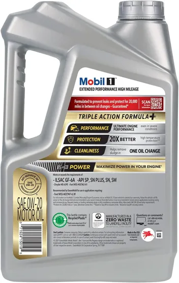 1 Truck & SUV Full Synthetic Motor Oil 0W-20, 5 Quart