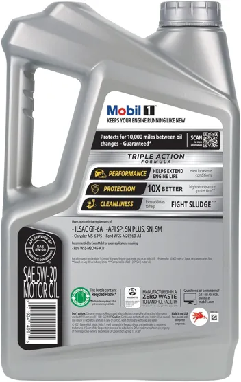 1 Truck & SUV Full Synthetic Motor Oil 0W-20, 5 Quart