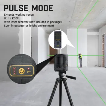 D2 Plus 2600mAh 100ft Laser Level w/ Self Leveling Mode