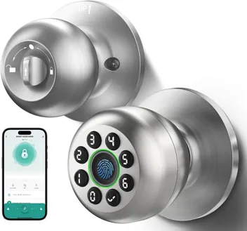 Wreo Keyless Entrry Fingerprint Keypad Smart Door Knob